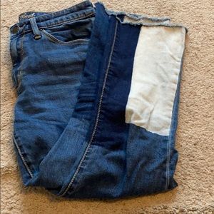 Universal Thread color block kick book jeans